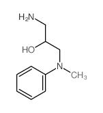 2-Propanol,1-amino-3-(methylphenylamino)-结构式