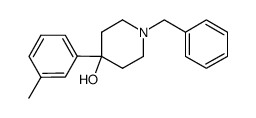 1-benzyl-4-(3-methyl-phenyl)-piperidin-4-ol结构式