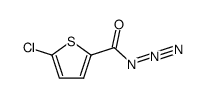 5-Chlor-thiophen-2-carbonsaeureazid结构式