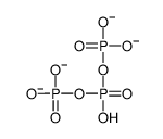 [[hydroxy(oxido)phosphoryl]oxy-oxidophosphoryl] phosphate Structure