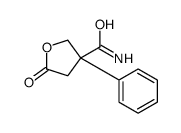 5-oxo-3-phenyloxolane-3-carboxamide结构式