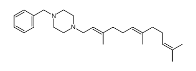 1-Benzyl-4-(3,7,11-trimethyl-2,6,10-dodecatrienyl)piperazine Structure