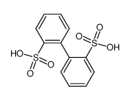 biphenyl-2,2'-disulfonic acid Structure