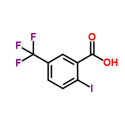 2-Iodo-5-(trifluoromethyl)benzoic acid Structure