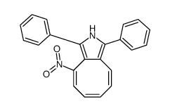 4-nitro-1,3-diphenyl-2H-cycloocta[c]pyrrole Structure