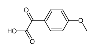 2-(4-甲氧基苯基)-2-氧代乙酸结构式
