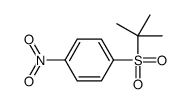 1-tert-butylsulfonyl-4-nitrobenzene结构式