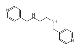N,N-bis(pyridin-4-ylmethyl)ethane-1,2-diamine Structure