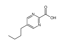 2-Pyrimidinecarboxylic acid, 5-butyl- (9CI)结构式