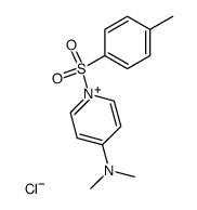 1-tosylsulfonyl-4-dimethylaminopyridinium chloride结构式