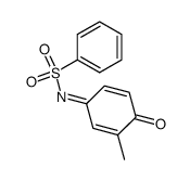 N-phenylsulfonyl-2-methyl-1,4-benzoquinone imine结构式