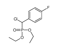 1-[chloro(diethoxyphosphoryl)methyl]-4-fluorobenzene Structure