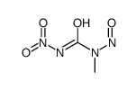 1-methyl-3-nitro-1-nitrosourea结构式