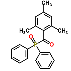 Diphenyl(2,4,6-trimethylbenzoyl)phosphine oxide structure