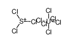 trichlorosulfonium hexachlorouranate(V)结构式