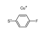 copper(I) 4-fluorobenzenethiolate结构式