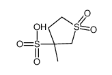 3-Thiophenesulfonicacid,tetrahydro-3-methyl-,1,1-dioxide(8CI) Structure