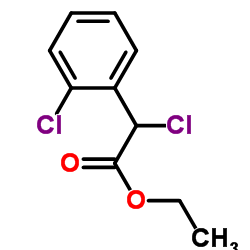 Ethyl chloro(2-chlorophenyl)acetate Structure