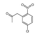 5-chloro-2-nitrophenyl acetone Structure