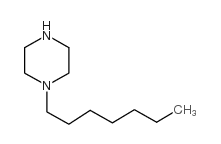 1-N-庚基哌嗪结构式