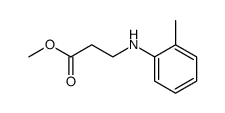 methyl 3-(2-methylanilino)propionate Structure