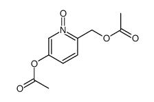 5-Acetoxy-2-(acetoxymethyl)pyridin-N-oxid结构式