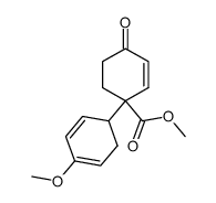 methyl 4'-methoxy-4-oxo-[1,1'-bi(cyclohexane)]-2,2',4'-triene-1-carboxylate Structure