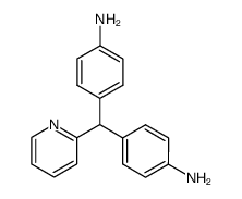 2-(4,4'-diamino-benzhydryl)-pyridine结构式