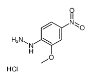 (2-Methoxy-4-nitrophenyl)hydrazine hydrochloride (1:1) Structure
