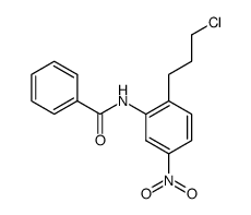 benzoic acid-[2-(3-chloro-propyl)-5-nitro-anilide] Structure