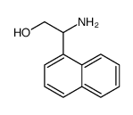 2-氨基-2-(萘-1-基)乙醇结构式