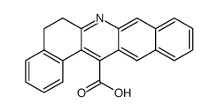 5,6-dihydro-dibenz[a,i]acridine-14-carboxylic acid Structure