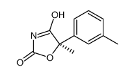 (5R)-5-methyl-5-(3-methylphenyl)-1,3-oxazolidine-2,4-dione结构式