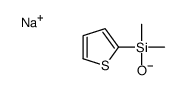 (噻吩-2-基)二甲基硅烷醇钠结构式