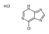 6-氯嘌呤盐酸盐结构式