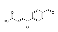 4-(4-acetylphenyl)-4-oxobut-2-enoic acid结构式