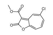 methyl 5-chloro-2-oxocyclohepta[b]furan-3-carboxylate Structure