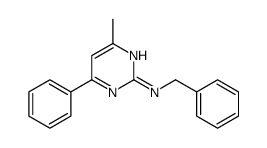 N-benzyl-4-methyl-6-phenylpyrimidin-2-amine结构式
