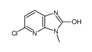 5-氯-1,3-二氢-3-甲基-2H-咪唑并[4,5-b]吡啶-2-酮结构式