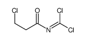 3-chloro-N-(dichloromethylidene)propanamide Structure