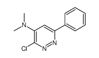3-chloro-N,N-dimethyl-6-phenylpyridazin-4-amine结构式