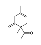 1-(1,4-dimethyl-6-methylidenecyclohex-3-en-1-yl)ethanone Structure