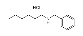 N-hexyl-1-aminomethylbenzene hydrochloride Structure