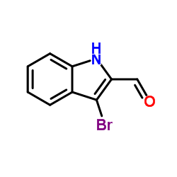 3-Bromo-1H-indole-2-carbaldehyde Structure