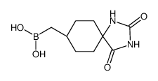 Boronic acid, B-[(2,4-dioxo-1,3-diazaspiro[4.5]dec-8-yl)methyl] Structure