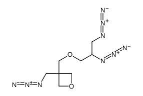 3-(azidomethyl)-3-(2,3-diazidopropoxymethyl)oxetane Structure