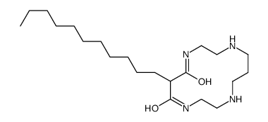 6-undecyl-1,4,8,11-tetrazacyclotetradecane-5,7-dione Structure