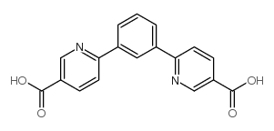 6-[3-(5-carboxypyridin-2-yl)phenyl]pyridine-3-carboxylic acid Structure