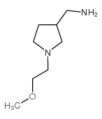 C-[1-(2-甲氧基-乙基)-吡咯烷-3-基]-甲胺结构式