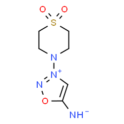 3-[(Thiomorpholine 1,1-dioxide)-4-yl]sydnone imine-3-ium picture